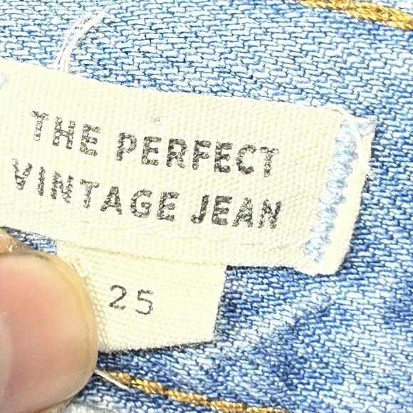 MADEWELL Womens Size 25 The Mid Rise Perfect Vintage Straight Leg Jeans - Picture 7 of 9